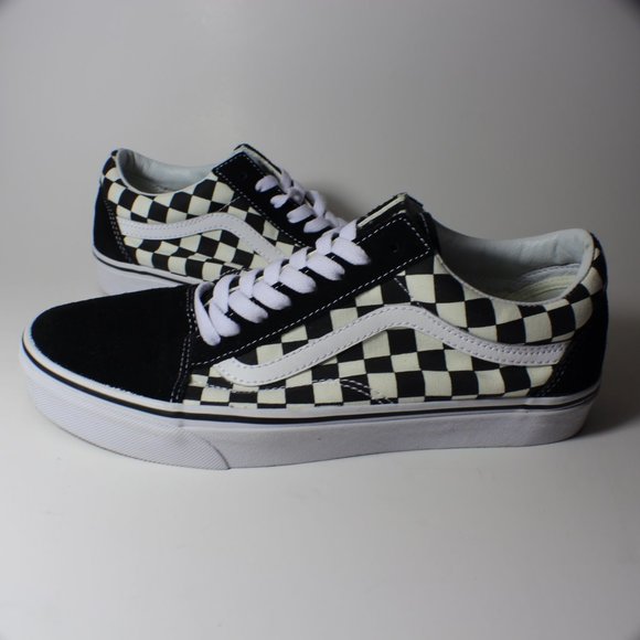 vans old skool checkerboard men